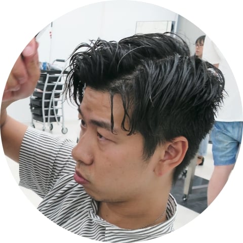 資生堂が運営する東京のヘアメイクスクールSABFAのビューティークリエーターコース 佐野 和輝