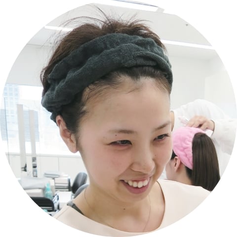 資生堂が運営する東京のヘアメイクスクールSABFAのビューティークリエーターコース 石埼 友香